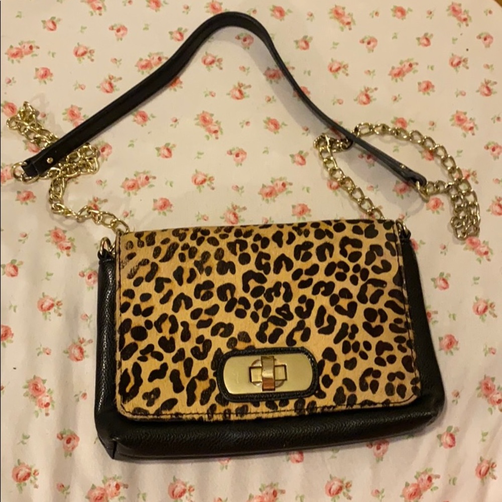 Cheetah print crossbody bag